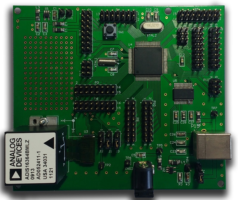 inertial navigation system - fully assembled pcb, designed and assembled at cohen electronics consulting