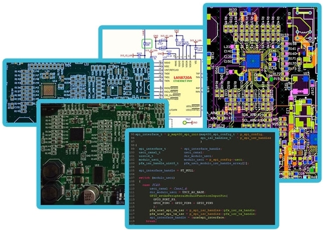 complete design of your product electronic hardware and firmware, from concept to prototype - electronic design services - pcb board design