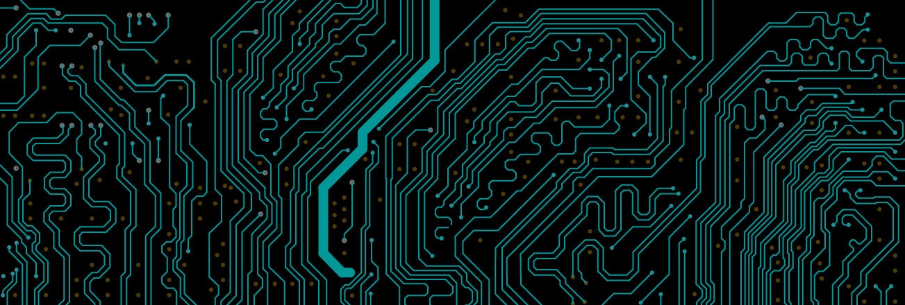 top layer of a high speed pcb for slider background